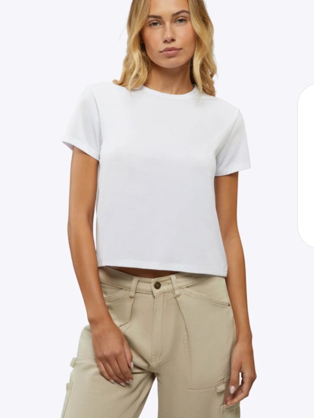 Womens Cuts Almost Friday Tee Size Small White